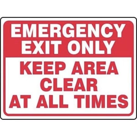 Accuform Exit Sign, Aluma-Lite, 24 in W, 18 in H MEXT550XL
